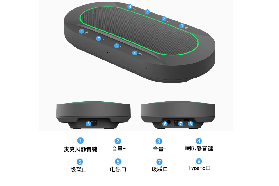 Farcom远通 FC-J60B 可级联全向麦克风接口